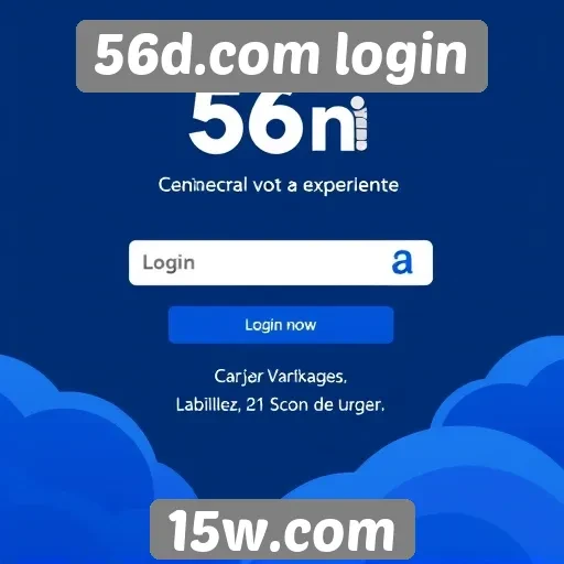 Tutoriais de acesso e navegação no 56d.com login