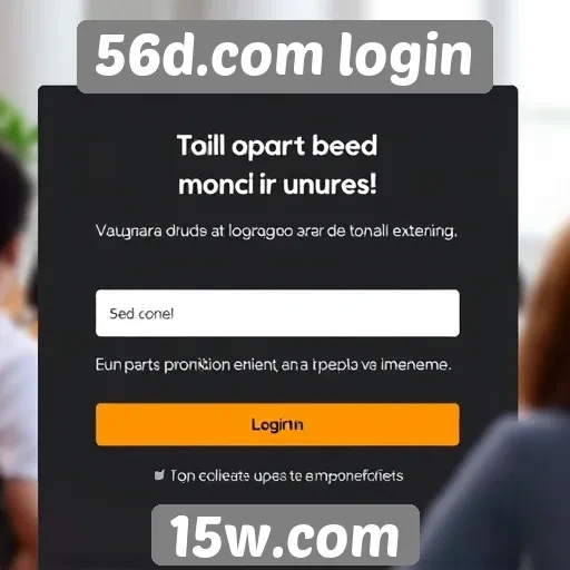 Acessando a área de membros do 56d.com login
