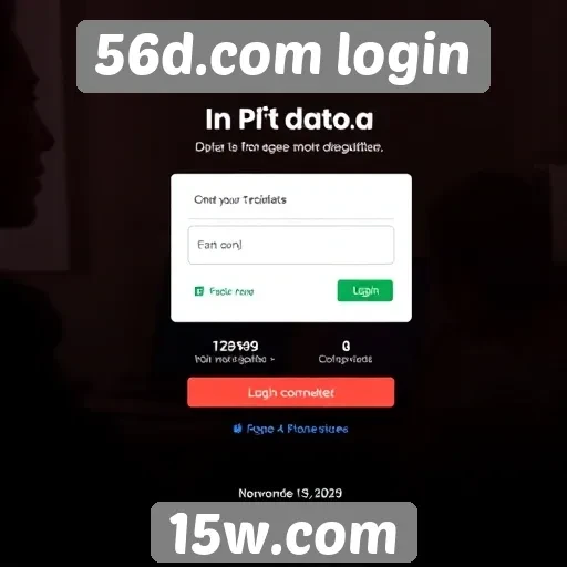 Análise da usabilidade do login no 56d.com
